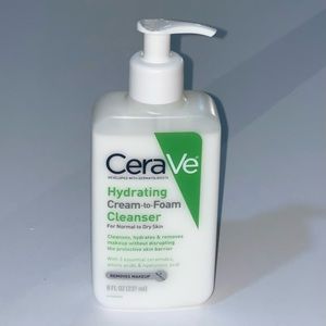 CeraVe Hydrating Cream to Foam Cleanser for Normal to Dry Skin, 8 oz.